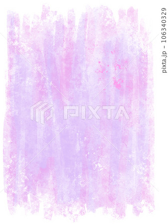紫の手描き水彩ペイント背景画像 106340329