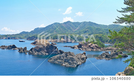 【日御碕遊歩道からの風景 (出雲松島展望地)】 (高解像度版) 島根県出雲市大社町日御碕 106340880