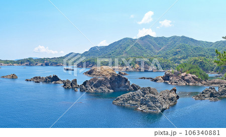 【日御碕遊歩道からの風景 (出雲松島展望地)】 (高解像度版) 島根県出雲市大社町日御碕 【日御碕遊歩道からの風景 (出雲松島展望地)】 (高解像度版) 島根県出雲市大社町日御碕 106340881