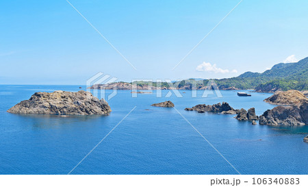 【日御碕遊歩道からの風景 (出雲松島展望地)】 (高解像度版) 島根県出雲市大社町日御碕 106340883