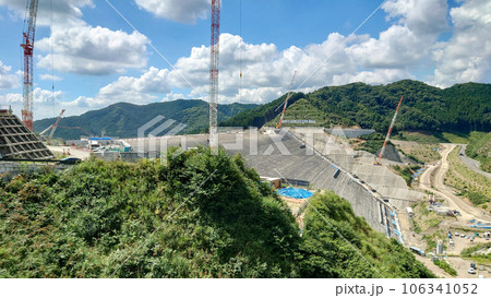 建設中の南摩ダム 建設中の南摩ダム 106341052