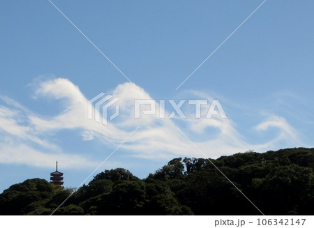 面白い雲 波乗り 面白い雲 波乗り 106342147