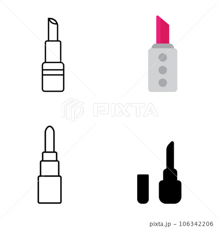 lipstick icon vector lipstick icon vector 106342206