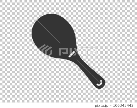 飯勺剪影的插圖 106343442