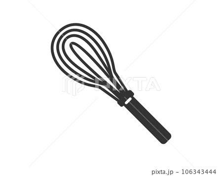 ホイッパーのシルエットのイラスト 106343444