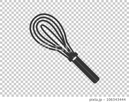 ホイッパーのシルエットのイラスト 106343444