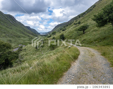 The beautiful Glenveagh National Park in County Donegal, Ireland 106343891