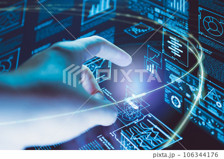 バーチャルな空間　AR 106344176