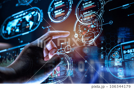 バーチャルな空間　AR 106344179