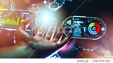 バーチャルな空間　AR 106344180