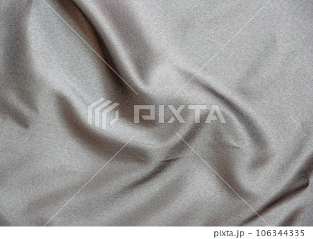 Smooth elegant black silk fabric or satin luxury cloth texture for abstract background 106344335