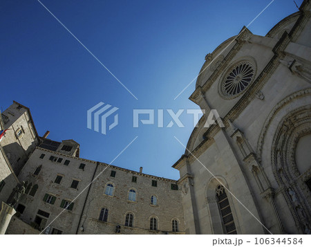 St James cathedral in Sibenik, world heritage site in Croatia 106344584
