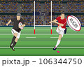 ラグビーイメージ 106344750