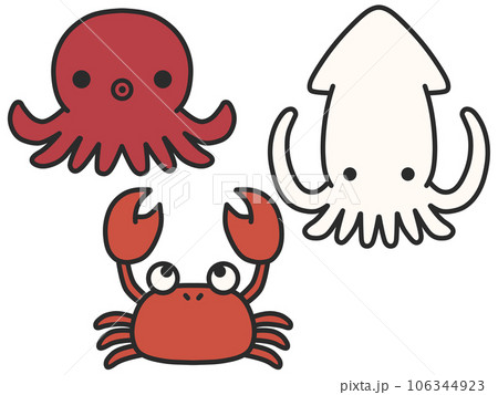 海の生き物セット 106344923