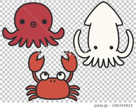 海の生き物セット 106344923