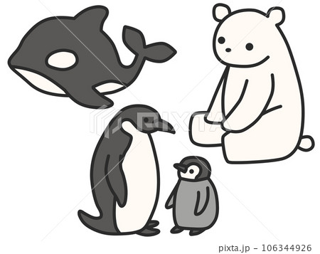 海の生き物セット 106344926