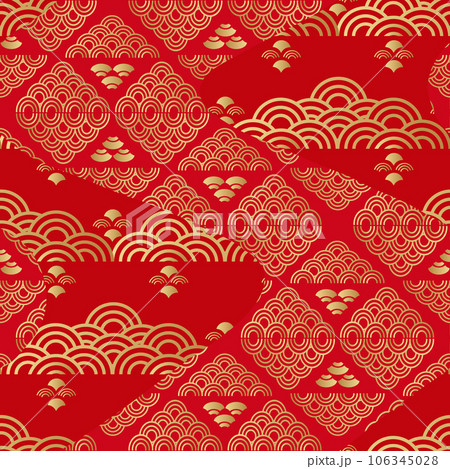 Japanese wave pattern 52 Japanese wave pattern 52 106345028