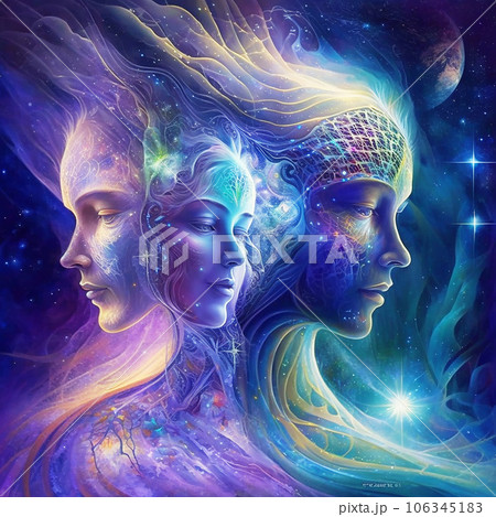 想念の世界の神々のイラスト アート(AI生成画像) 想念の世界の神々のイラスト アート(AI生成画像) 106345183