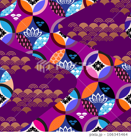 Japanese wave pattern 55 Japanese wave pattern 55 106345464