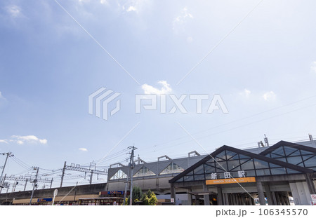 埼玉県草加市新田駅東口周辺の風景 106345570