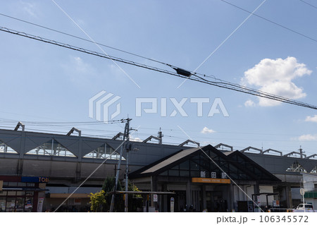 埼玉県草加市新田駅東口周辺の風景 埼玉県草加市新田駅東口周辺の風景 106345572