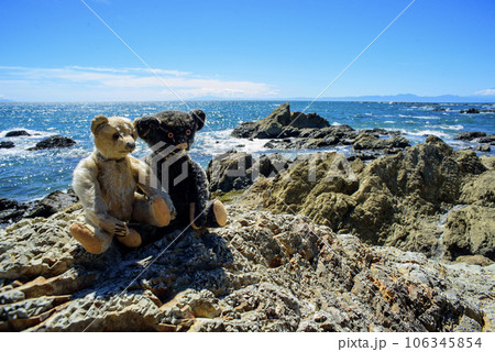アンティークテディベア 夏の海岸にて2 アンティークテディベア 夏の海岸にて2 106345854