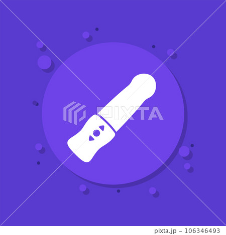 dildo or vibrator icon, vector dildo or vibrator icon, vector 106346493