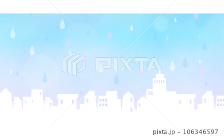 水彩雨模様な背景素材 106346597