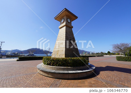 金ヶ崎緑地の時計台（福井県敦賀市） 106346770