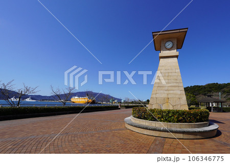 金ヶ崎緑地の時計台(福井県敦賀市) 金ヶ崎緑地の時計台(福井県敦賀市) 106346775