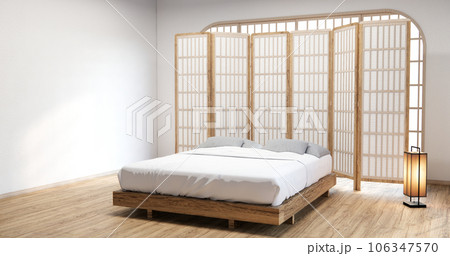 Interior modern bedroom mock up, Designing the most beautiful. 106347570
