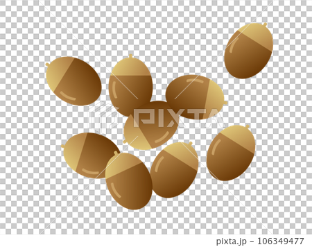 Many acorns 106349477