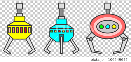 クレーンで景品を持上げて獲得するゲームのイラスト クレーンで景品を持上げて獲得するゲームのイラスト 106349655