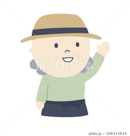 農家の女性のイラスト 106353634