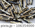 電子部品、沢山のスライドボリューム（可変抵抗） 106354000