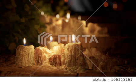 candles burning in the dark candles burning in the dark 106355163