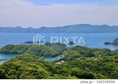 長串山公園からの眺望（長崎県・佐世保市） 106356006