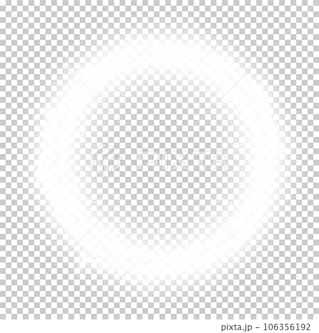 White Ball lightning on a transparent background. Abstract electric lightning strike. Light flash, thunder, spark. PNG. 106356192