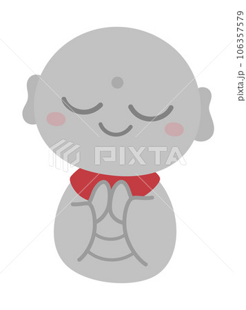 かわいいお地蔵様のイラスト 106357579