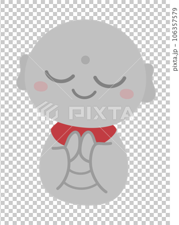 かわいいお地蔵様のイラスト 106357579
