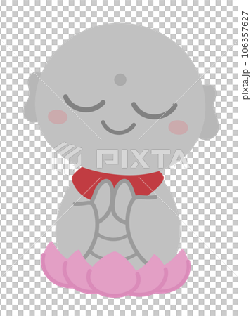 かわいいお地蔵様のイラスト 106357627