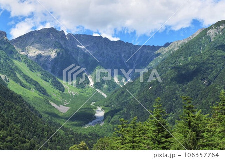 上高地 穂高岳 上高地 穂高岳 106357764