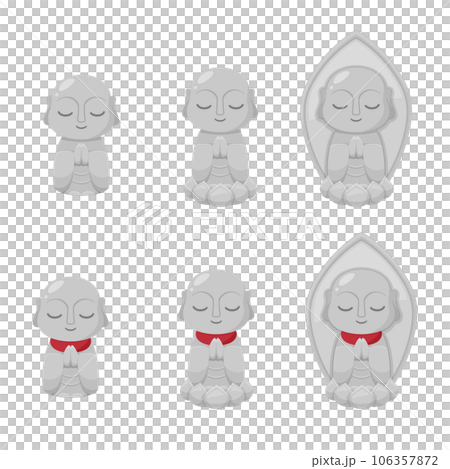 可愛地藏插圖素材集 106357872