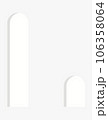 minimal arch window background 106358064