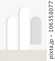 minimal arch window background 106358077
