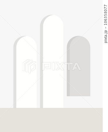 minimal arch window background minimal arch window background 106358077
