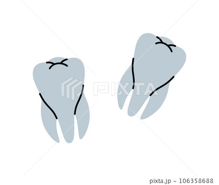 Teeth. October creepy holiday, Halloween party. Vector illustration. Teeth. October creepy holiday, Halloween party. Vector illustration. 106358688