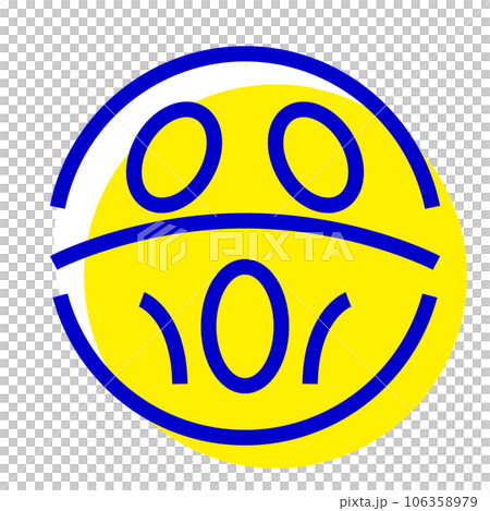 代表面部表情、震驚和疲憊的雙色風格圖標 代表面部表情、震驚和疲憊的雙色風格圖標 106358979