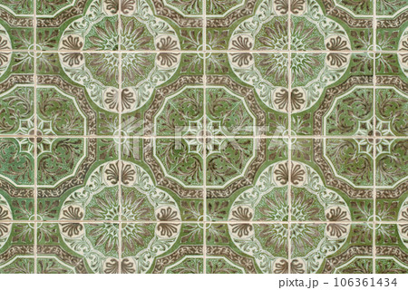 Old tiles detail Old tiles detail 106361434