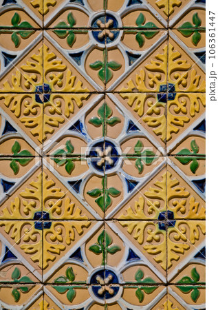 Old tiles detail Old tiles detail 106361447